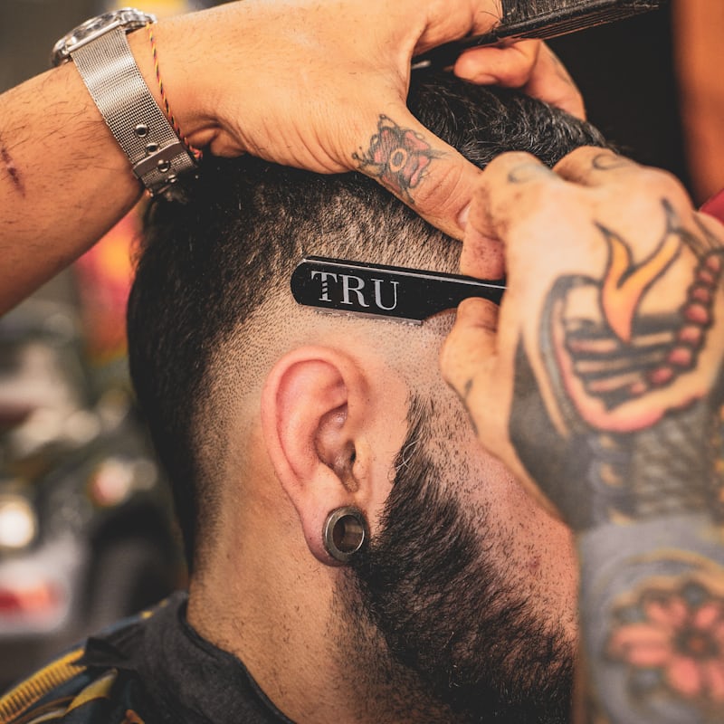 Beard trimming and shaping with clippers